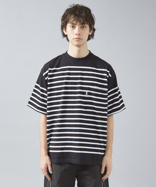 MONT KEMMEL/ パネルボーダー長袖バスクTシャツ – CASDAY
