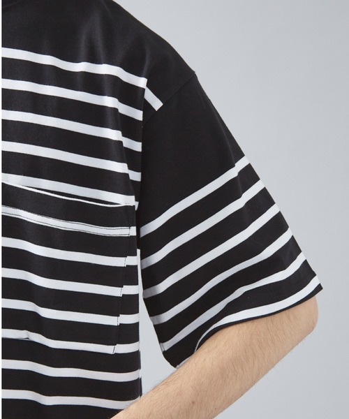 MONT KEMMEL/ パネルボーダー長袖バスクTシャツ – CASDAY