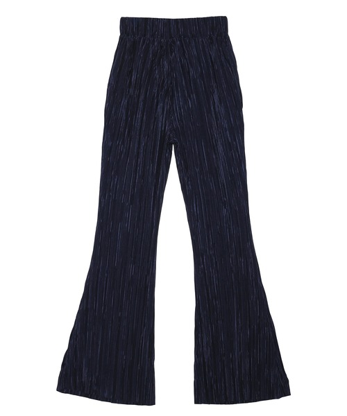 PUNYUS（プニュズ）の「クリスタルプリーツフレアパンツ（その他パンツ・レディース・カーキ/ネイビー・1/2/3/4）」の8枚目の写真