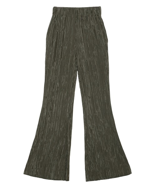 PUNYUS（プニュズ）の「クリスタルプリーツフレアパンツ（その他パンツ・レディース・カーキ/ネイビー・1/2/3/4）」の19枚目の写真