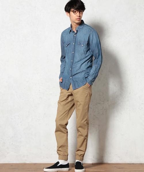 green label relaxing（グリーンレーベルリラクシング）の「■■■LT/OZ DNM WESTERN シャツ◆（シャツ/ブラウス・メンズ・ブラック/ネイビー・MEDIUM/SMALL/X-LARGE/LARGE）」の6枚目の写真