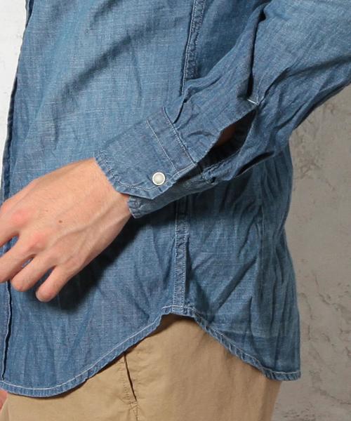 green label relaxing（グリーンレーベルリラクシング）の「■■■LT/OZ DNM WESTERN シャツ◆（シャツ/ブラウス・メンズ・ブラック/ネイビー・MEDIUM/SMALL/X-LARGE/LARGE）」の8枚目の写真