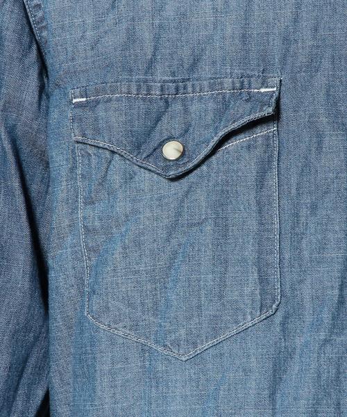 green label relaxing（グリーンレーベルリラクシング）の「■■■LT/OZ DNM WESTERN シャツ◆（シャツ/ブラウス・メンズ・ブラック/ネイビー・MEDIUM/SMALL/X-LARGE/LARGE）」の11枚目の写真