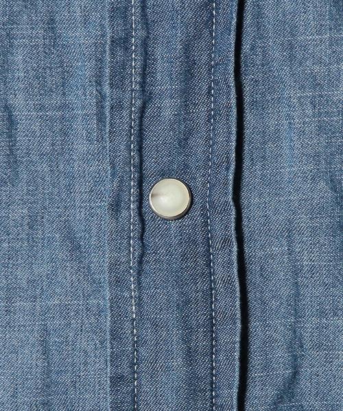 green label relaxing（グリーンレーベルリラクシング）の「■■■LT/OZ DNM WESTERN シャツ◆（シャツ/ブラウス・メンズ・ブラック/ネイビー・MEDIUM/SMALL/X-LARGE/LARGE）」の12枚目の写真