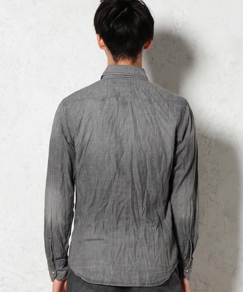 green label relaxing（グリーンレーベルリラクシング）の「■■■LT/OZ DNM WESTERN シャツ◆（シャツ/ブラウス・メンズ・ブラック/ネイビー・MEDIUM/SMALL/X-LARGE/LARGE）」の13枚目の写真