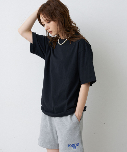 OUTDOOR PRODUCTS Usual Things(アウトドアプロダクツユージュアルシングス)の「シグネチャーBIG TEE(Tシャツ/カットソー・レディース・グレー/ブラック/ホワイト・FREE)」の5枚目の写真