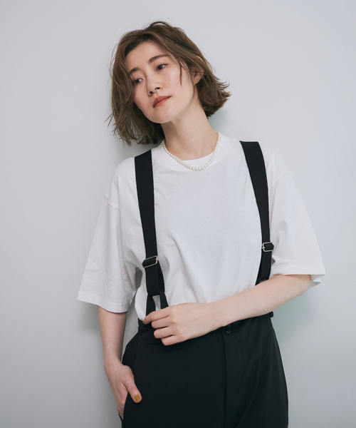OUTDOOR PRODUCTS Usual Things(アウトドアプロダクツユージュアルシングス)の「シグネチャーBIG TEE(Tシャツ/カットソー・レディース・グレー/ブラック/ホワイト・FREE)」の15枚目の写真