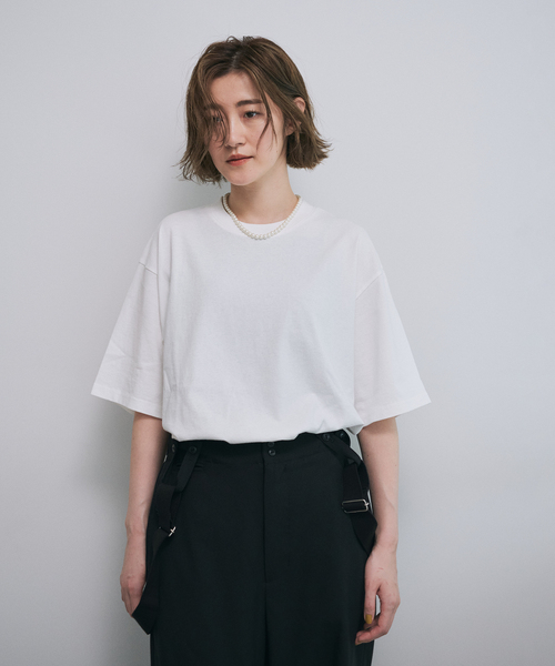 OUTDOOR PRODUCTS Usual Things(アウトドアプロダクツユージュアルシングス)の「シグネチャーBIG TEE(Tシャツ/カットソー・レディース・グレー/ブラック/ホワイト・FREE)」の18枚目の写真