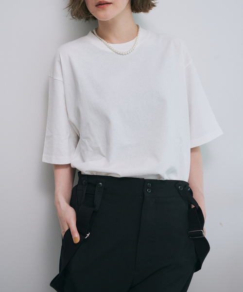 OUTDOOR PRODUCTS Usual Things(アウトドアプロダクツユージュアルシングス)の「シグネチャーBIG TEE(Tシャツ/カットソー・レディース・グレー/ブラック/ホワイト・FREE)」の19枚目の写真