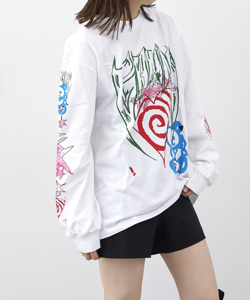 U by SPICK&SPAN（ユーバイスピックアンドスパン）の「【GANNI / ガニー】 Future Heavy Jersey L/S Tee（Tシャツ/カットソー・レディース・ホワイト・FREE）」の5枚目の写真