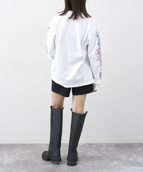 U by SPICK&SPAN（ユーバイスピックアンドスパン）の「【GANNI / ガニー】 Future Heavy Jersey L/S Tee（Tシャツ/カットソー・レディース・ホワイト・FREE）」の11枚目の写真