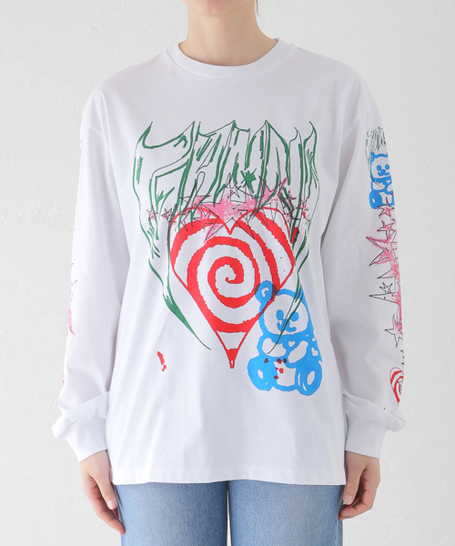 U by SPICK&SPAN（ユーバイスピックアンドスパン）の「【GANNI / ガニー】 Future Heavy Jersey L/S Tee（Tシャツ/カットソー・レディース・ホワイト・FREE）」の14枚目の写真