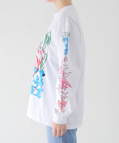 U by SPICK&SPAN（ユーバイスピックアンドスパン）の「【GANNI / ガニー】 Future Heavy Jersey L/S Tee（Tシャツ/カットソー・レディース・ホワイト・FREE）」の15枚目の写真