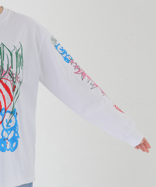U by SPICK&SPAN（ユーバイスピックアンドスパン）の「【GANNI / ガニー】 Future Heavy Jersey L/S Tee（Tシャツ/カットソー・レディース・ホワイト・FREE）」の19枚目の写真