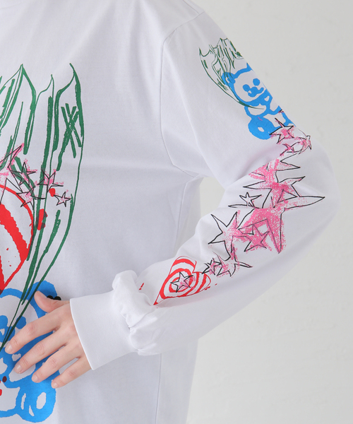 U by SPICK&SPAN（ユーバイスピックアンドスパン）の「【GANNI / ガニー】 Future Heavy Jersey L/S Tee（Tシャツ/カットソー・レディース・ホワイト・FREE）」の20枚目の写真