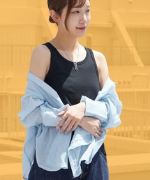 R.P.miller/ミラー パネルリブタンクトップ 2026新作 再入荷 新色追加  秋服 2026年秋冬