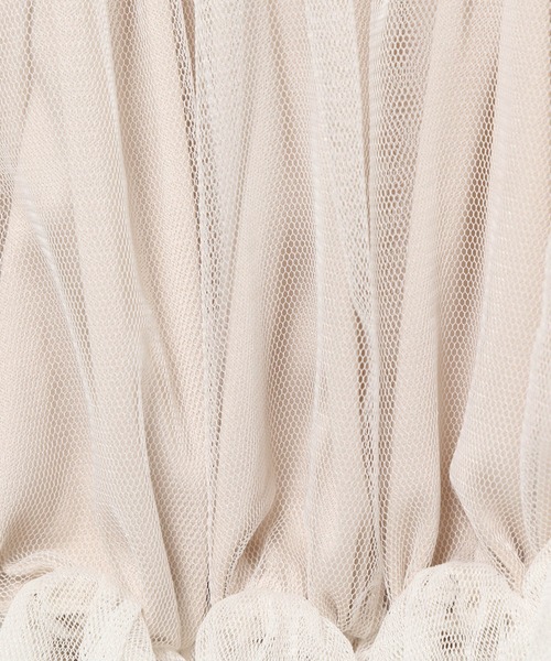 mysty woman（ミスティウーマン）の「チュールギャザーブラウス　120976（シャツ/ブラウス・レディース・グレイッシュブルー/アイボリー/ブラック・FREE）」の21枚目の写真