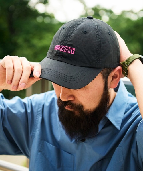 GRIP SWANY（グリップスワニー）の「GRIP SWANY SUPPLEXBASEBALLCAP GSA-107（キャップ・メンズ・ブラック/タン/ライトグリーン・F）」の2枚目の写真