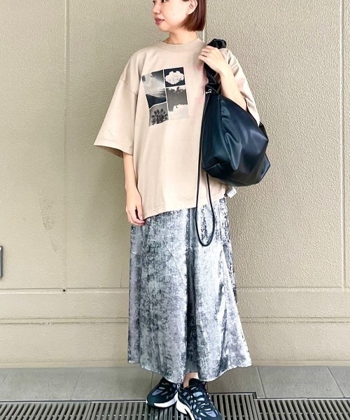 tシャツ (GENE HEAVENS)BEAUTIFUL MOMENT PHOTO TEE レディース ROSE BUD｜GENE HEAVENS/