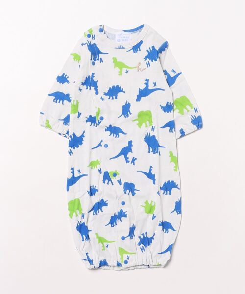 HAKKA BABY（ハッカベビー）の「[ベビー]オリジナルプリント長袖2WAYカバーオール（ロンパース・キッズ・パープル/レッド/ピンク/グリーン/ブルー・FREE）」の3枚目の写真