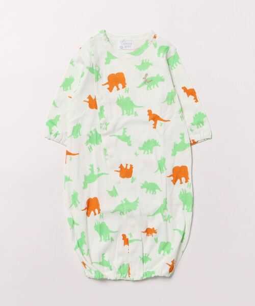 HAKKA BABY（ハッカベビー）の「[ベビー]オリジナルプリント長袖2WAYカバーオール（ロンパース・キッズ・パープル/レッド/ピンク/グリーン/ブルー・FREE）」の2枚目の写真