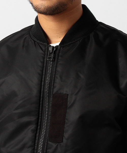 BEAMS（ビームス）の「BEAMS / MA-1（ミリタリージャケット・メンズ・ブラック/オリーブ/ネイビー・MEDIUM/SMALL/LARGE）」の10枚目の写真