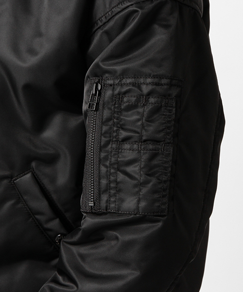 BEAMS（ビームス）の「BEAMS / MA-1（ミリタリージャケット・メンズ・ブラック/オリーブ/ネイビー・MEDIUM/SMALL/LARGE）」の12枚目の写真