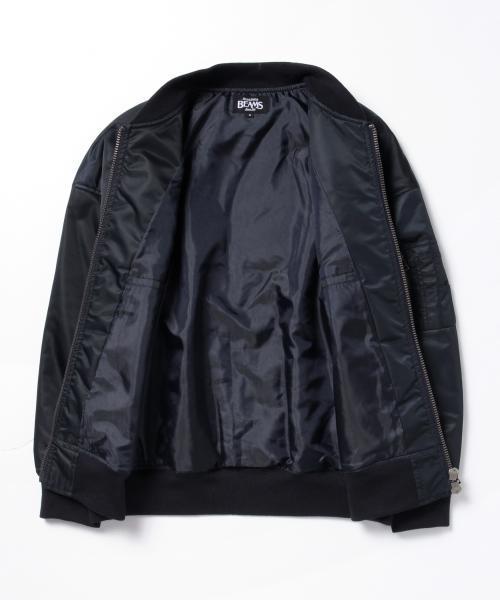 BEAMS ブラック MA-1ジャケット BEAMS ブラック MA-1ジャケット M - メルカリ