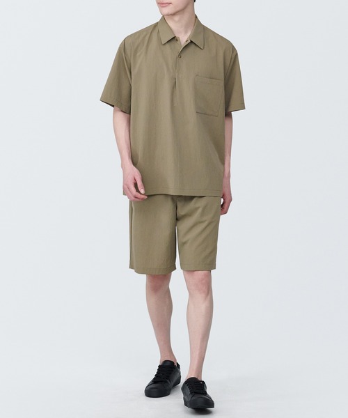 無印良品(ムジルシリョウヒン)の「紳士 風を通すストレッチショートパンツ(その他パンツ・メンズ・ブラック/カーキ/ネイビー・S/L/XL)」の14枚目の写真