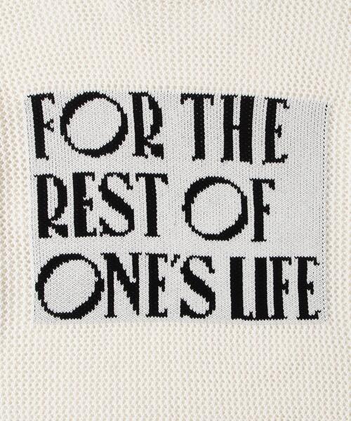 WEGO（ウィゴー）の「WEGO/ジャガードメッシュニットビッグプルオーバー（ニット/セーター・レディース・アイボリー/ホワイト・FREE）」の15枚目の写真