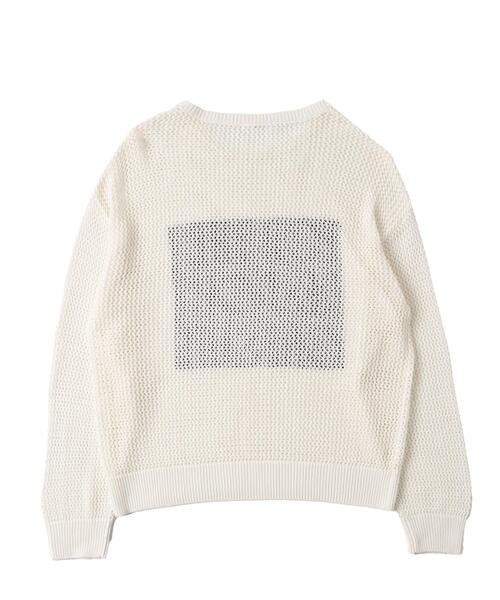 WEGO（ウィゴー）の「WEGO/ジャガードメッシュニットビッグプルオーバー（ニット/セーター・レディース・アイボリー/ホワイト・FREE）」の16枚目の写真