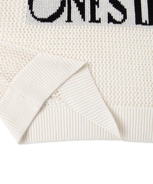 WEGO（ウィゴー）の「WEGO/ジャガードメッシュニットビッグプルオーバー（ニット/セーター・レディース・アイボリー/ホワイト・FREE）」の21枚目の写真