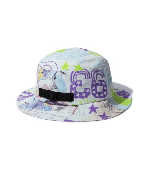 MANASTASH（マナスタッシュ）の「MANASTASH/マナスタッシュ/MANALOHA BUCKET/マナロハ バケットハット（ハット・メンズ・ネイビー/カモフラージュ/ホワイト/ホワイト系その他・F）」の6枚目の写真