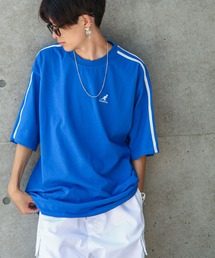 【KANGOL】 袖ライン クルーネック 半袖 Tシャツ / ゲームシャツ