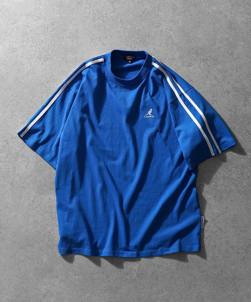 KANGOL(カンゴール)の「【KANGOL】 袖ライン クルーネック 半袖 Tシャツ / ゲームシャツ(Tシャツ/カットソー・メンズ・ネイビー/ブルー/オートミール/ブラック/ホワイト・X-LARGE/LARGE/MEDIUM)」の6枚目の写真
