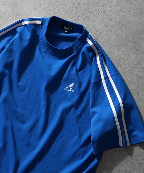 KANGOL(カンゴール)の「【KANGOL】 袖ライン クルーネック 半袖 Tシャツ / ゲームシャツ(Tシャツ/カットソー・メンズ・ネイビー/ブルー/オートミール/ブラック/ホワイト・X-LARGE/LARGE/MEDIUM)」の9枚目の写真