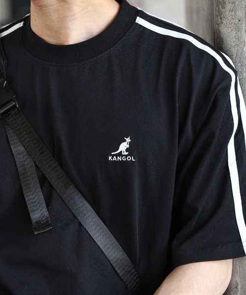 KANGOL(カンゴール)の「【KANGOL】 袖ライン クルーネック 半袖 Tシャツ / ゲームシャツ(Tシャツ/カットソー・メンズ・ネイビー/ブルー/オートミール/ブラック/ホワイト・X-LARGE/LARGE/MEDIUM)」の17枚目の写真