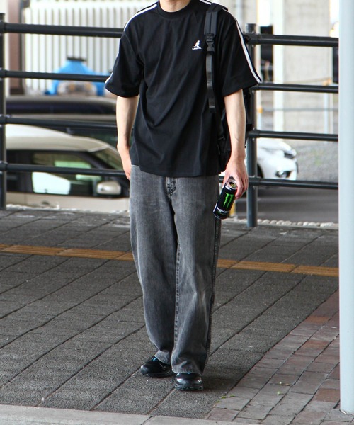 KANGOL(カンゴール)の「【KANGOL】 袖ライン クルーネック 半袖 Tシャツ / ゲームシャツ(Tシャツ/カットソー・メンズ・ネイビー/ブルー/オートミール/ブラック/ホワイト・X-LARGE/LARGE/MEDIUM)」の19枚目の写真