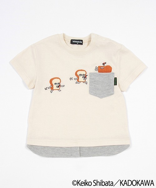 kladskap（クレードスコープ）の「【パンどろぼう】胸ポケット半袖T