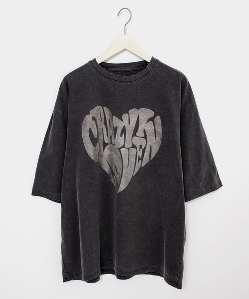 Revo.（レボ）の「ヴィンテージライク ピグメント加工 アソート レトロプリント オーバーサイズTシャツ（Tシャツ/カットソー・メンズ・ブラック系その他/ブラック系その他7/モカ/ブラック系その他3/ブラック系その他5/ブラウン系その他2/ブラック系/ブラック/ブラック系その他2/ブラウン系その他4/ブラウン系その他5/ブラウン系その他6/ブラウン系その他7/ブラウン系その他/ブラック系その他4/ブラック系その他6/ブラウン系その他3/ブラウン系・L/M/XL）」の9枚目の写真