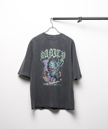 【Ir】ピグメント加工 オーバーサイズ ショートスリーブTシャツ