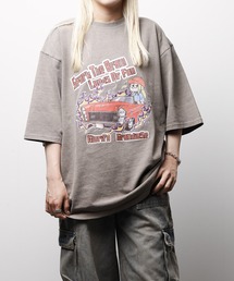 【Ir】ピグメント加工　オーバーサイズ　ショートスリーブTシャツ
