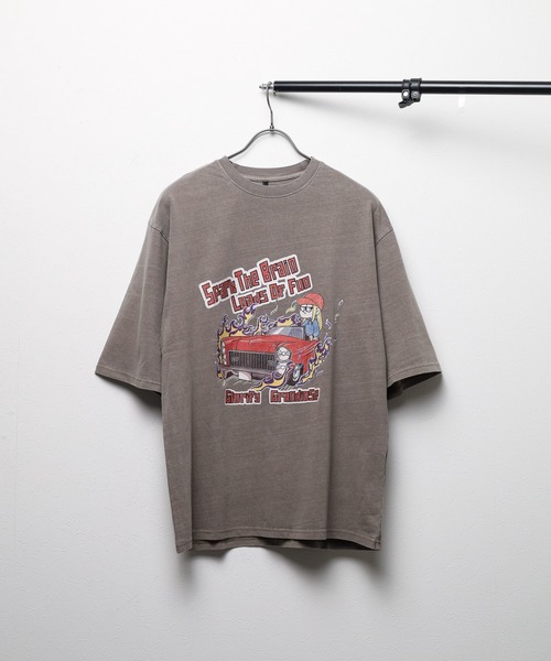 ARCHIVER(アーカイバ)の「【Ir】ピグメント加工 オーバーサイズ ショートスリーブTシャツ(Tシャツ/カットソー・レディース・ブラウン系7/ブラウン系8/ブラック系1/ブラック系3/ブラウン系4/ブラウン系6/ブラック系5/ブラック系6/ブラック系7/ブラック系8/ブラウン系1/ブラウン系2/ブラック系2/ブラック系4/ブラウン系3/ブラウン系5・MEDIUM/LARGE/X-LARGE)」の19枚目の写真