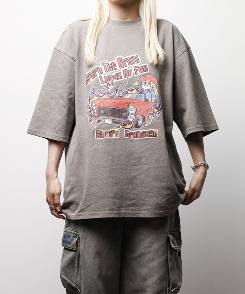 ARCHIVER(アーカイバ)の「【Ir】ピグメント加工 オーバーサイズ ショートスリーブTシャツ(Tシャツ/カットソー・レディース・ブラウン系7/ブラウン系8/ブラック系1/ブラック系3/ブラウン系4/ブラウン系6/ブラック系5/ブラック系6/ブラック系7/ブラック系8/ブラウン系1/ブラウン系2/ブラック系2/ブラック系4/ブラウン系3/ブラウン系5・MEDIUM/LARGE/X-LARGE)」の22枚目の写真