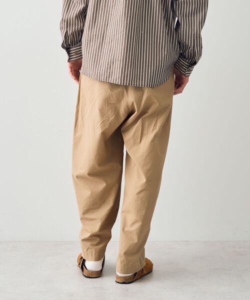 CRAFT STANDARD BOUTIQUE(クラフトスタンダードブティック)の「コットンリネンワークパンツ(チノパンツ・メンズ・ベージュ/ダークネイビー・L/XL/M)」の6枚目の写真