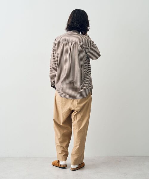 CRAFT STANDARD BOUTIQUE(クラフトスタンダードブティック)の「コットンリネンワークパンツ(チノパンツ・メンズ・ベージュ/ダークネイビー・L/XL/M)」の9枚目の写真