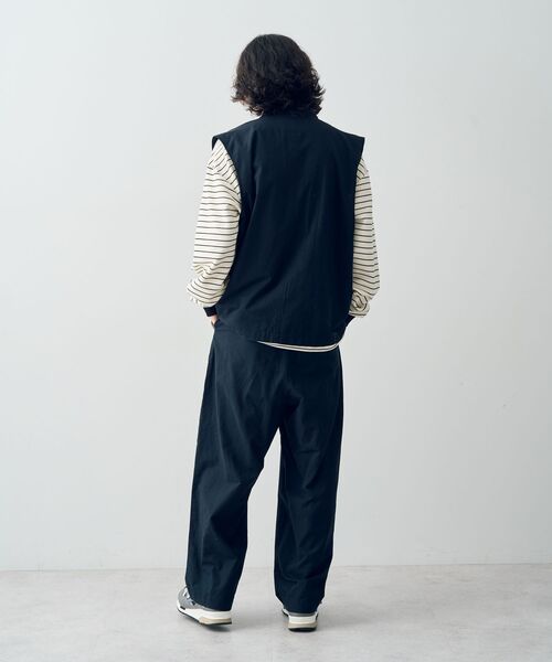 CRAFT STANDARD BOUTIQUE(クラフトスタンダードブティック)の「コットンリネンワークパンツ(チノパンツ・メンズ・ベージュ/ダークネイビー・L/XL/M)」の16枚目の写真