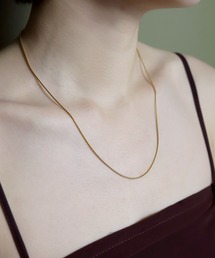 TEN. | 18KGP ツイストチェーンネックレス 50cm(ネックレス)