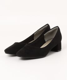 ALETTA-ｱﾚｯﾀ- 究極のプレーンパンプス -スクエアトゥ 4.5cm チャンキーヒール-