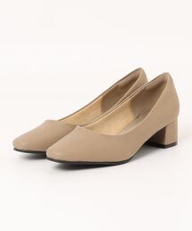 ALETTA（アレッタ）の「ALETTA-ｱﾚｯﾀ- 究極のプレーンパンプス -スクエアトゥ 4.5cm チャンキーヒール-（パンプス）」